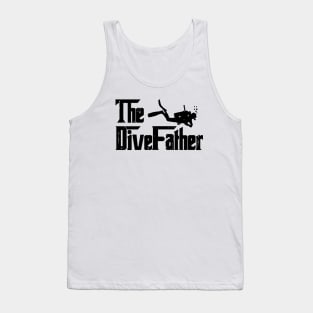 Funny Scuba Diving Design The Dive Father Tank Top